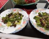 Foto del paso 3 de la receta: Ensalada templada de salmón al Cabrales