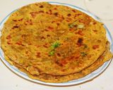 A picture of step 3 of Punjabi classic roti --missi roti.