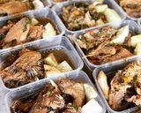 A picture of step 2 of Chicken and dryfish peppersoup.