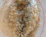 A picture of step 2 of Sardine fritters with green salad.