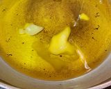 A picture of step 2 of Singhare Ka Halwa.