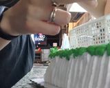 Foto del paso 14 de la receta: Torta de cumple "Cancha de fútbol"
