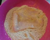 A picture of step 4 of Fried Chicken Cutlets.
