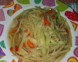 Foto langkah ke 4 dari resep Tumis pepaya muda.