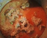 A picture of step 5 of Mutton achar gosht.