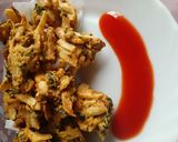 A picture of step 4 of Crispy pakory.