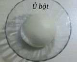 Hình bước làm 1 của món Bánh Pizza (vị xúc xích và giăm bông)