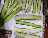 Foto del paso 3 de la receta: Rollitos de calabacines rellenos