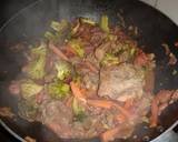 Broccoli beef with pasta#mashujaarecipe recipe step 5 photo