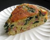A picture of step 7 of Rice Cooker Spinach & Ham Frittata.