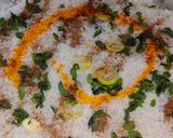 A picture of step 7 of Qeema biryani.