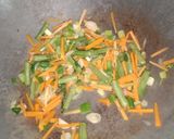 Foto langkah ke 3 dari resep Tumis Gebutel (Tauge, Buncis, Wortel).