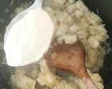 Une image de l'étape 3 de Escalope à la milanaise avec sa sauce au Saint-Marcellin & champignons.