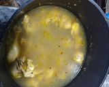 A picture of step 1 of Chicken yakhni pulao.