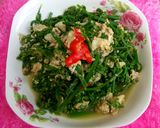 Foto langkah ke 4 dari resep Pakis tumis telur# bikin ramadhan berkesan.