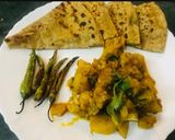 A picture of step 4 of Aloo Gobhi.