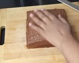 A picture of step 7 of New Year chocolate Cake 2023.