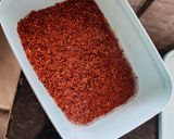 A picture of step 1 of Ragi dosa (healthy millet dosa).