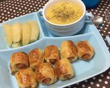 รูปขั้นตอนการทำที่ 6 ของ พายไส้กรอกไก่หนังกรอบ Airfryer 🥖