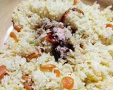 Foto langkah ke 3 dari resep Gyeran Bokkeumbap (Nasi Goreng Telur Korea).