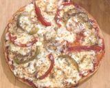 A picture of step 9 of Italian pan pizza.