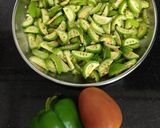 A picture of step 1 of Spiny Gourd Sabji.