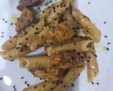 Foto del paso 6 de la receta: Macarrones con mojo verde y pollo