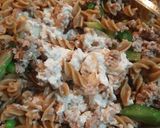A picture of step 3 of Garlic Mayo Wheat Pasta.