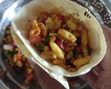 A picture of step 3 of Papad cone chat.
