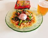 A picture of step 10 of Yaki Ramen with Charumera Miyazaki Spicy Noodles.