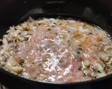 A picture of step 2 of Ghooguni (Spicy White peas curry).