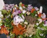 Healthy broken wheat and pulses salad recipe step 3 photo