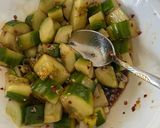A picture of step 3 of Spicy cucumber salad.