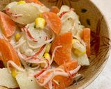 Foto langkah ke 4 dari resep Salad Mayo Kentang topping Crab Stick 🥗.