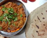A picture of step 7 of Authentic Kathiyawadi Bengan Bhartha.