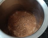 A picture of step 1 of Hershey's chocolate and cocoa thick shake.
