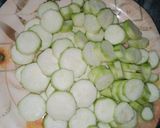 A picture of step 6 of Turai ki sabzi.