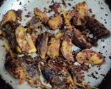 A picture of step 7 of Masala Baingan.