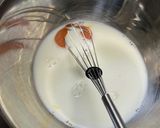 A picture of step 4 of Thick Soufflé Pancakes Made with Meringue.