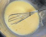 A picture of step 5 of Thick Soufflé Pancakes Made with Meringue.