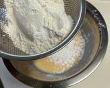 A picture of step 6 of Thick Soufflé Pancakes Made with Meringue.