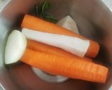 Tejszínes zöldségleves recept fázis 1 fotója