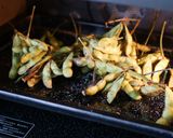 A picture of step 4 of Oven-Roasted Edamame.