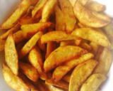 A picture of step 4 of Baked potato wedges.