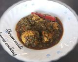 A picture of step 4 of 🥘🌱🌮Chiken Palak serve with Homemade Garlic Yoghurt Naan🥘🌮🌱.