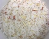 Foto del paso 3 de la receta: Arroz con tocino y almendras