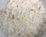 Foto del paso 3 de la receta: Arroz con tocino y almendras