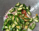 Foto langkah ke 3 dari resep Tumis kerang cabe ijo.