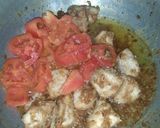 A picture of step 6 of Mughlai chicken karahi.