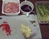 รูปขั้นตอนการทำที่ 2 ของ เต้าหู้ไข่ย่างผัดโต้เหมี่ยวหมูสับ